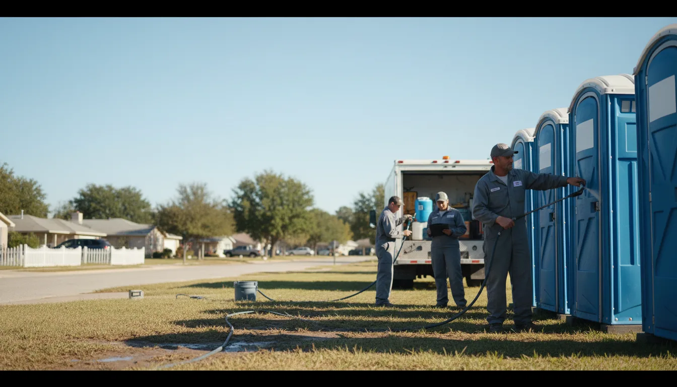 Long-Term Portable Toilet Rental in De Kalb, MS near me
